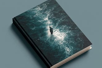 design a creative custom book cover for your story