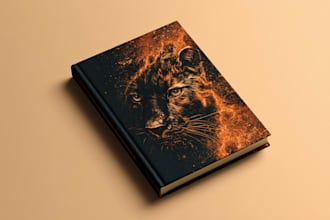 design custom book cover design, kindle cover art