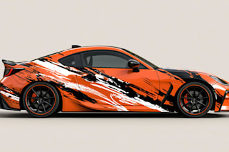design a custom car wrap for your vehicle