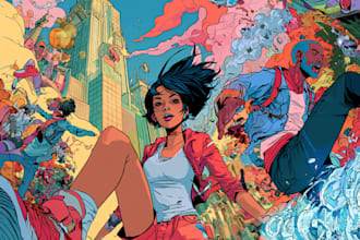 draw comic book and graphic novel