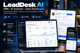 build a custom web app, dashboard, or business platform