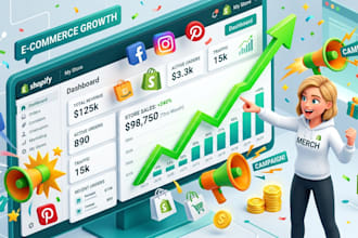do digital marketing, store promotion and social media ads