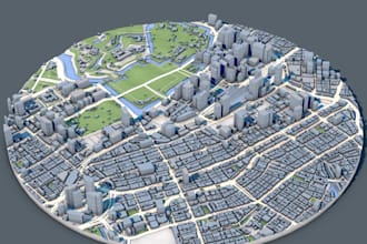 model 3d dem dtm dsm  ndsm, remodel exact 3d terrain from survey plan, e57 dwg