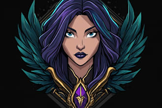 design a fantasy game logo