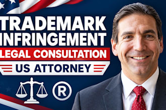 provide trademark infringement legal consultation as a US attorney