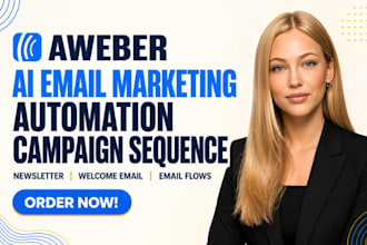 setup aweber ai email marketing automation newsletter email campaign sequence