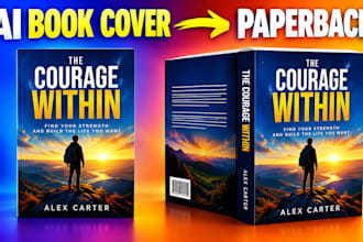 convert ai generated book cover to paperback amazon kdp print ready ebook kindle