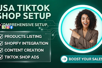 setup USA tiktok shop tiktok shop setup tiktok dropshipping tiktok shop manager