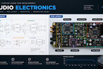 design audio pcb amplifier dac and preamp