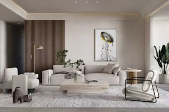 transform your apartment with modern 3d interior design and realistic renderings