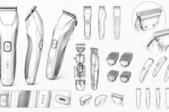 design hair clippers, trimmers, beard trimmers and grooming products