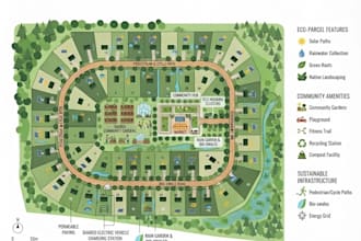 create residential subdivision maps and detailed parcel layouts