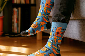 design custom socks, sports socks and apparel