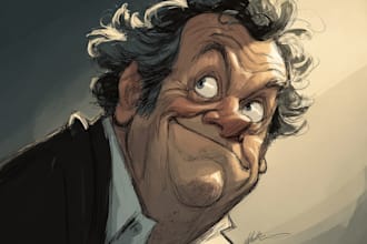 draw satirical cartoons about politics and society