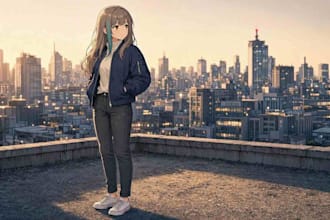 draw anything you want in anime style or semi realism
