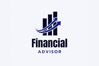 design modern premium financial, accounting and investment logo