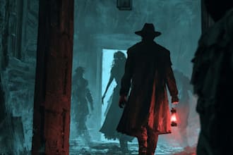 design a professional mystery or horror book cover