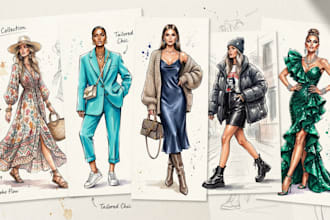 draw a fashion illustration