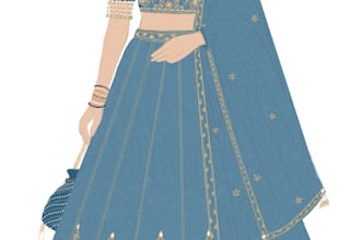draw digital illustration, flat sketch