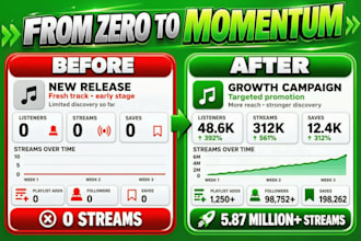 do professional spotify music promotion, spotify music pitching album promotion