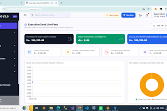 develop advanced pos system with double entry accounting in laravel