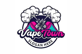 design a premium vape logo, liquid, juice, and cannabis packaging design