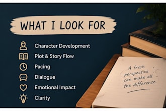 beta read your story and provide honest feedback