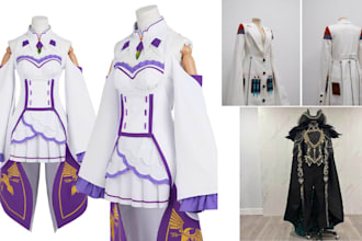sew costume cosplay fabric design anime cloth pattern cosplay commission costume