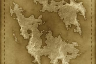draw a custom map for fantasy, scifi, book or boardgame