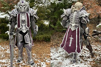 create cosplay armor wearable helmet game anime evafoam knight pepakura armor