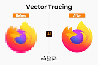 vectorise votre logo, tracé vectoriel, convertis image en vecteur rapidement