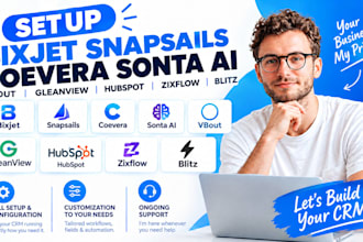 setup bixjet snapsails coevera sonta ai vbout gleanview hubspot zixflow blitz