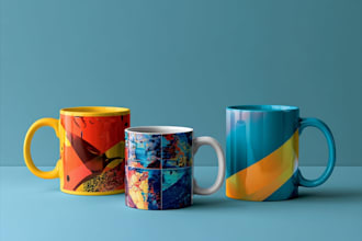 do professional coffee mug design custom mug design