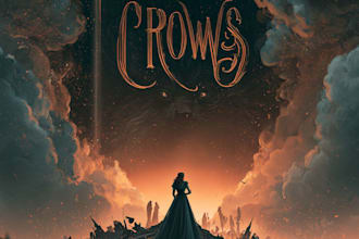 design dark fantasy album cover art for metal and gothic bands
