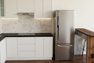 design a 3d kitchen with photorealistic rendering