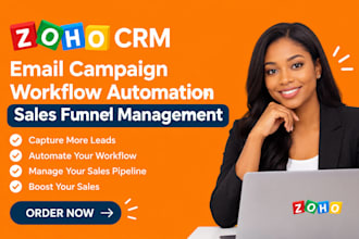 setup zoho crm automation workflow lead generation sales pipeline management