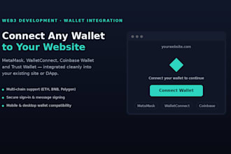 integrate metamask or walletconnect login into your existing website