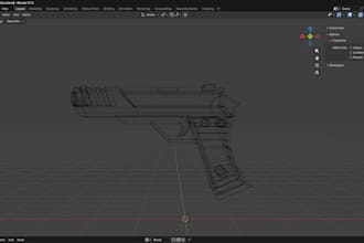 3d model a scene or item
