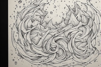 custom linework tattoo design unique fine line tattoo