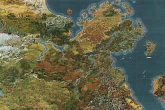do map illustration map design fantasy map vector map
