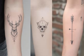 design a minimalist fine line tattoo