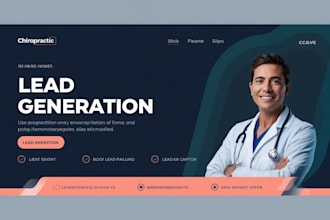 build chiropractic landing page chiropractic lead funnel chiropractor booking