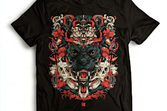 make typography and custom graphic t shirt and apparel