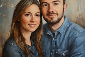 create oil painting, digital oil painting