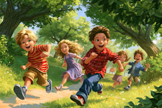 children book illustration and children book illustration