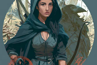 draw professional fantasy artwork for books and games