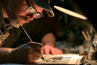 create comic or book cover art