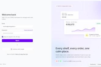 build a custom web app with database, login and admin dashboard