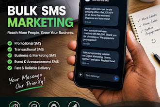 send bulk sms marketing, text message and SMS blast and bulk whatsapp