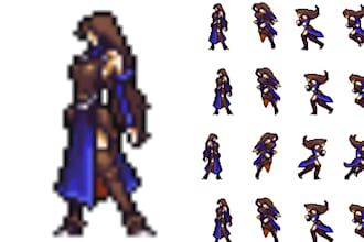 do pixel art sprite sheet pixel animation pixel art character game art animation